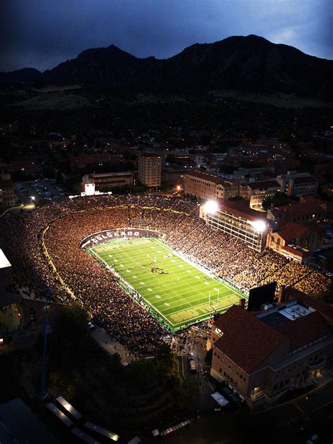 Colorado Folsom Field Photograph by University of Colorado