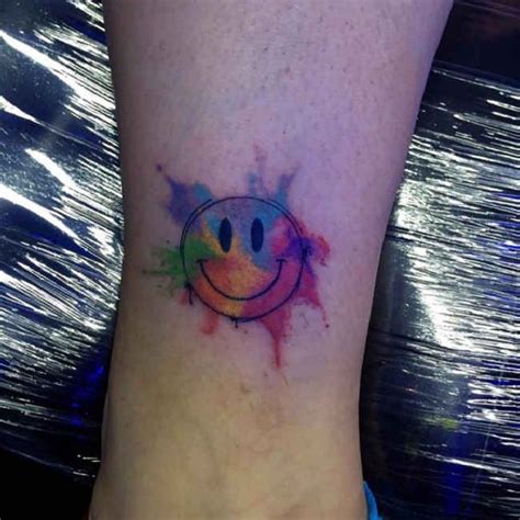 Nirvana Smiley Face Tattoo