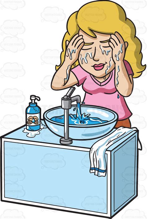 woman washing her face clipart 10 free Cliparts | Download images on ...