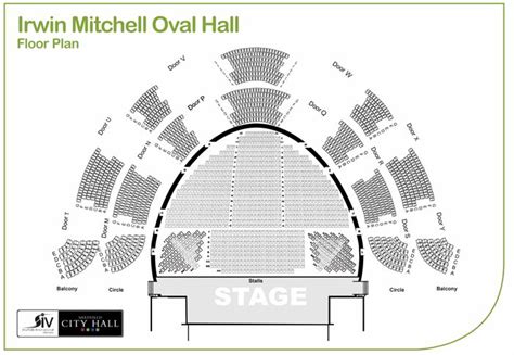 Sheffield City Hall Seating Map