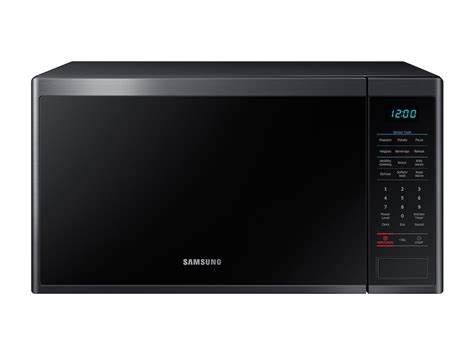 1.4 cu. ft. Black Stainless Steel Microwave (MS14K6000AG) | Samsung US