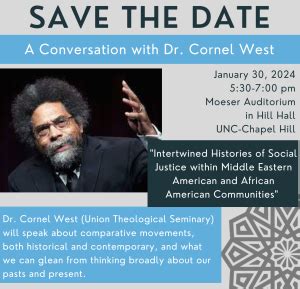 A Conversation With Dr. Cornel West - INSTITUTE for the ARTS & HUMANITIES