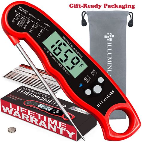 Meat Thermometer-Digital Food Thermometer for Cooking, Grilling and Candy. Instant Read ...