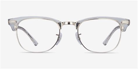 Ray-Ban RB5154 - Browline Clear Frame Eyeglasses | EyeBuyDirect