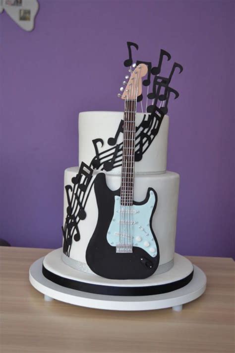 Pin on Guitar Cakes