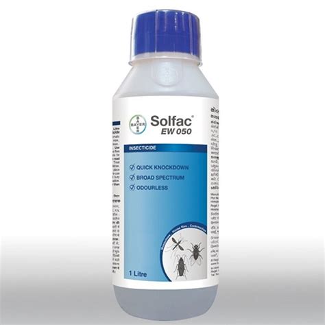 EW 050 Solfac Cyfluthrin Insecticide, 1 Litre, Plastic Bottle at Rs ...