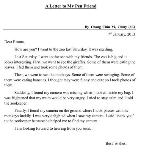 49+ Friendly Letter Templates - PDF, DOC | Free & Premium Templates