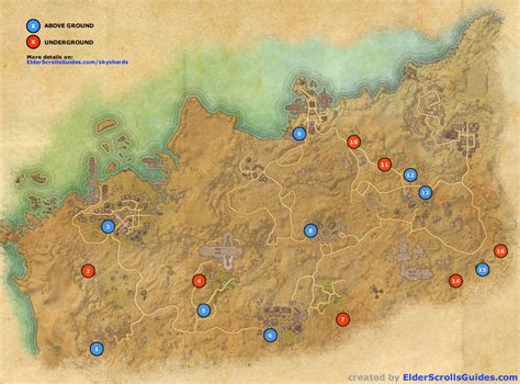Alik'r Desert Skyshards Map | Elder Scrolls Online Guides