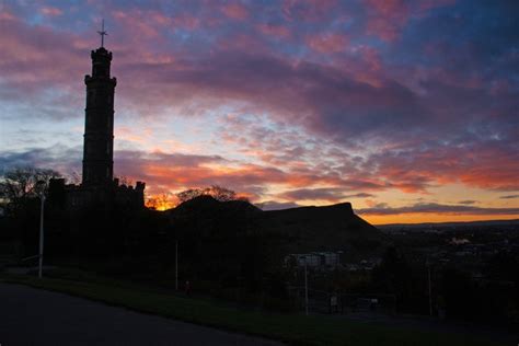 Sunrise from Calton Hill in Edinburgh | Stravaiging around Scotland