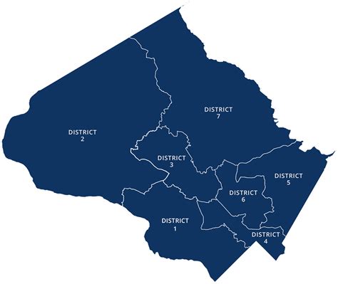 Montgomery County Council District Map