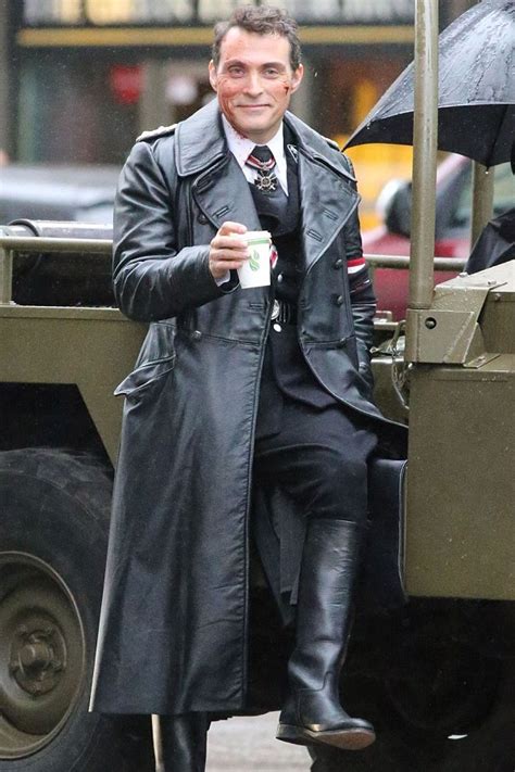 Rufus Sewell The Man in the High Castle Leather Coat