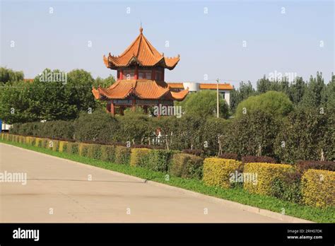 street landscape in a city, north china Stock Photo - Alamy