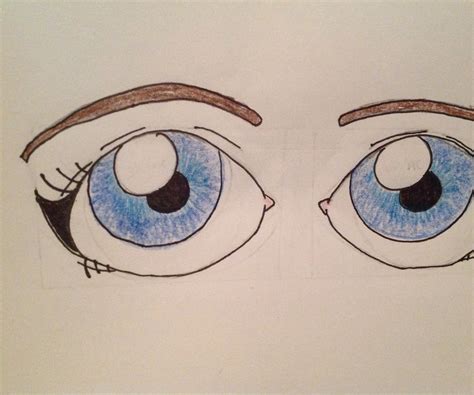 How to Draw Cartoon Eyes : 7 Steps - Instructables