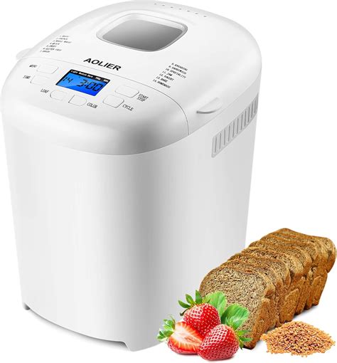 Amazon.com: AOLIER Bread Machine, 2LB 14-in-1 Bread Maker Machine Incl ...