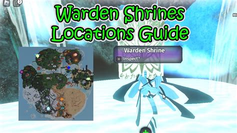 Warden Shrines Locations Guide Angelic's Quest - Creatures Of Sonaria ...