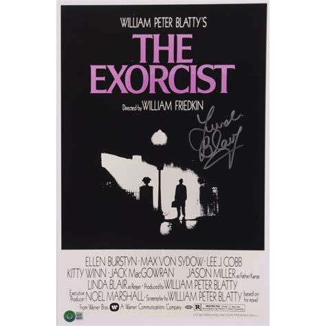 Linda Blair Signed "The Exorcist" 11x17 Movie Poster (Beckett ...