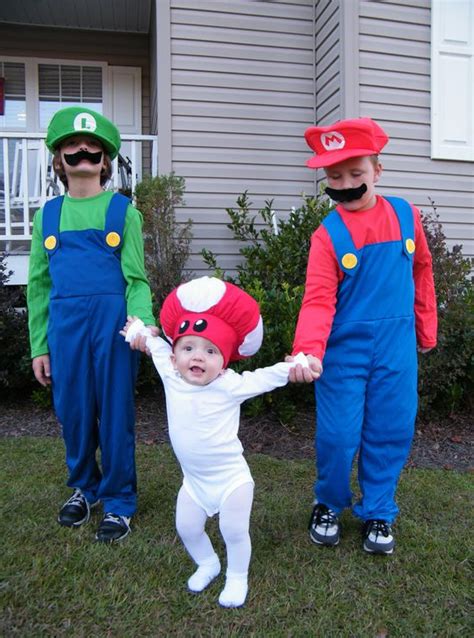 Mario Brothers Costume - muzzikum.info | Halloween costumes for kids, Halloween costumes kids ...