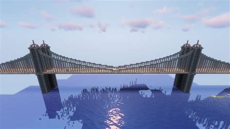 Suspension Bridge Minecraft Map