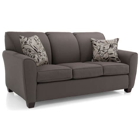 Decor-Rest 2404 Transitional Queen Bed Sofa with Flared Arms | Fine ...