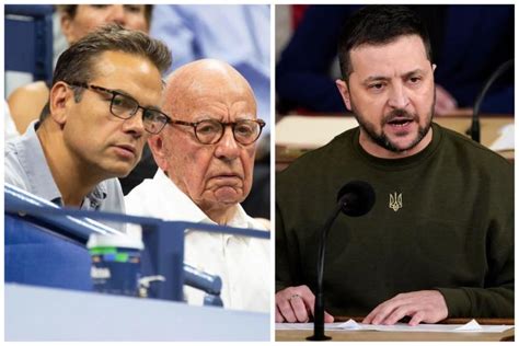 Rupert and Lachlan Murdoch reportedly had calls with Ukrainian President Volodymyr Zelenskyy ...