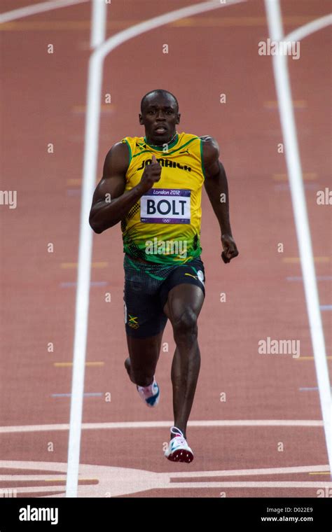 Usain bolt 2012 olympics 100 hi-res stock photography and images - Alamy