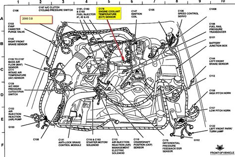 2001 Ford focus coolant sensor location