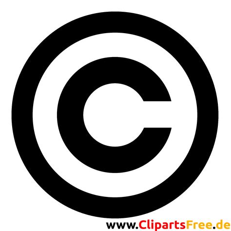 Copyright symbol clip art free