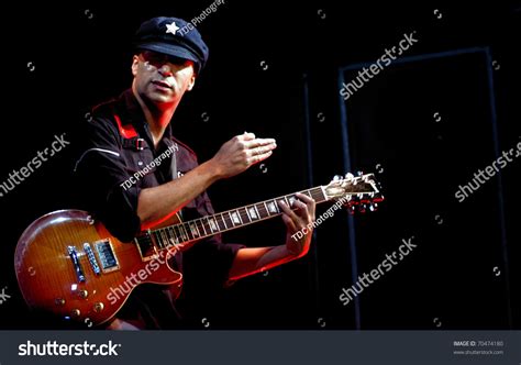 Denver - February 21: Guitarist Tom Morello Of The Rock Band Audioslave Performs In Concert ...