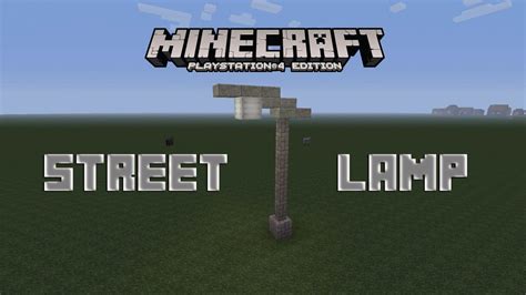 Minecraft Tutorial: Street Lamps - YouTube