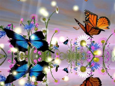 Animated Flowers And Butterflies | Download Fantastic Butterfly Animated Wallpaper… | Butterfly ...