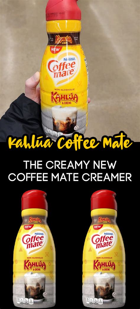 Coffee Mate Released A Kahlua Coffee Creamer Just In Time To Make Your New Year's Extra Tasty