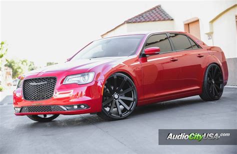 Image result for red chrysler 300 custom with black rims | Chrysler 300, Chrysler cars, Chrysler