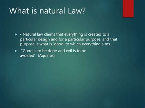 Natural Law Theory