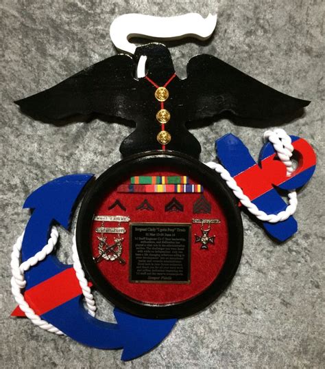 USMC plaque Questions on design or price contact Lunawood1775@gmail.com | Military crafts ...