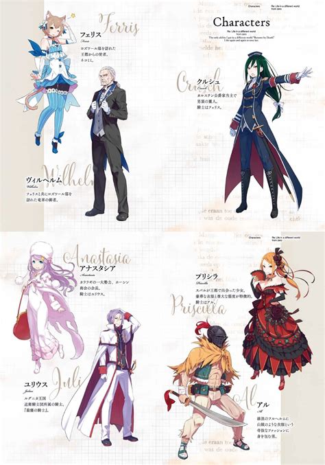 Re Zero Characters He the dragon and satella are the three most ...