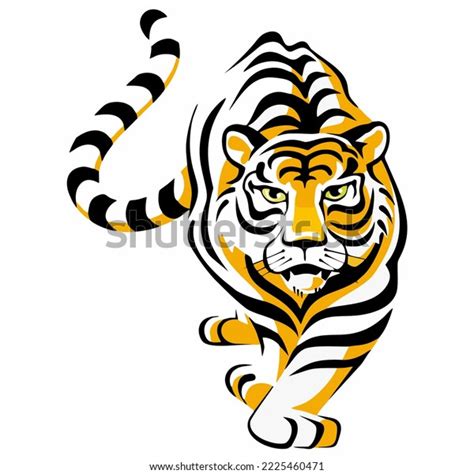 Tiger Mascot Logo Design Image Stock Illustration 2225460471 | Shutterstock