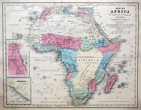 Map of Africa (1839) - Vivid Maps