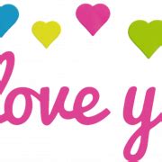 I Love You Text PNG Transparent HD Photo | PNG All