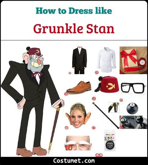 Grunkle Stan (Gravity Falls) Costume for Halloween