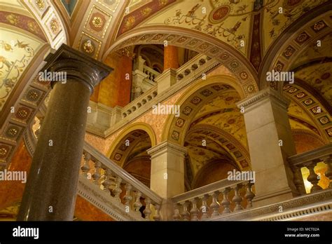 Eastern Europe, Hungary, Budapest, Interior of the Opera House Stock ...