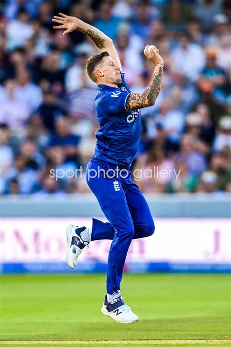 Brydon Carse of England bowls v New Zealand ODI Lord's 2023 Images ...