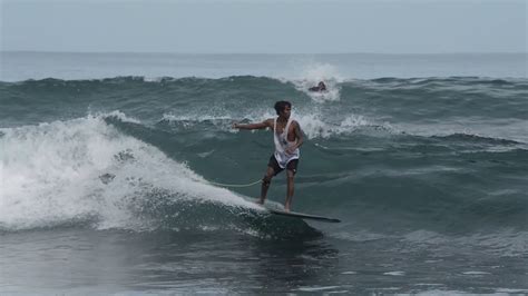 Isla Chora, Playa Samara, Longboard surfing w/ Dorian Torres - YouTube