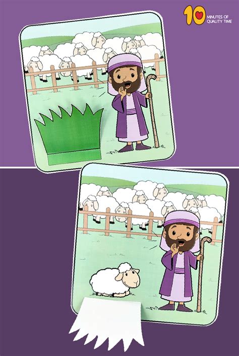 parable of the lost sheep craft ideas Ten Commandments Craft, Seed ...