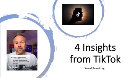 4 Insights from Being on TikTok | Sean McDowell