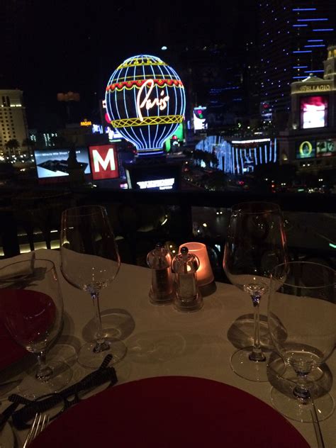 Dinner on top of the Eiffel Tower in Vegas!! #EiffelTowerRestaurant | Las vegas trip, Eiffel ...