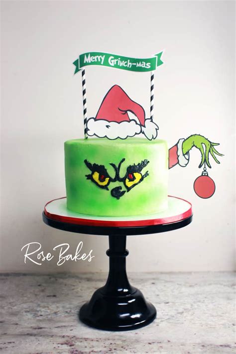 10 Best Grinch Cakes for Christmas + Details for How to Make an Easy ...