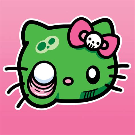 🔥 Free download Download Cute Green Hello Kitty Halloween Wallpaper [1000x1000] for your Desktop ...