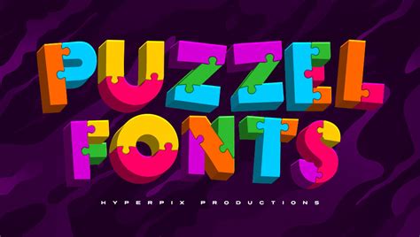 15+ Best Free and Premium Puzzle Fonts 2024 | Hyperpix