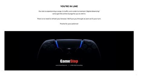 PS5 Pre-Order demand crashes GameStop’s website