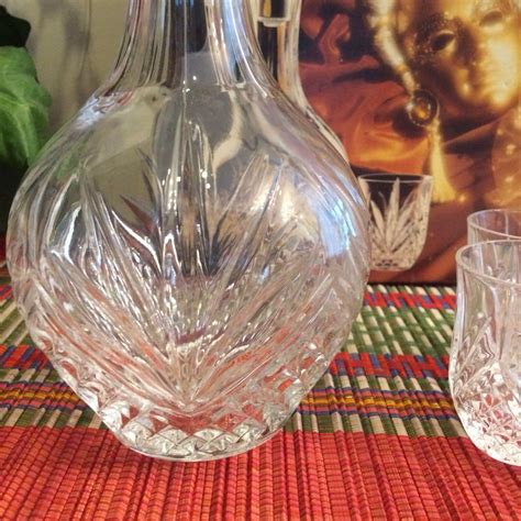 Cristal D’Arques Masquerade 24% lead crystal wine glasses decanter set ...